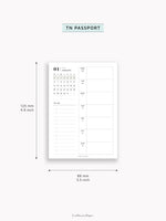 W108_GX_WO2P_2025 | 2025 Weekly Planner, Blank