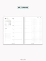 W108_GX_WO2P_2025 | 2025 Weekly Planner, Blank