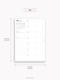 W108_GX_WO2P_2025 | 2025 Weekly Planner, Blank