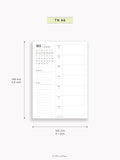 W108_GX_WO2P_2025 | 2025 Weekly Planner, Blank