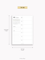 W108_GX_WO2P_2025 | 2025 Weekly Planner, Blank