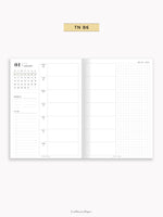 W108_GX_WO2P_2025 | 2025 Weekly Planner, Blank