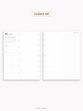 W108_GX_WO2P_2025 | 2025 Weekly Planner, Blank