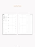 W108_GX_WO2P_2025 | 2025 Weekly Planner, Blank