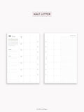 W108_GX_WO2P_2025 | 2025 Weekly Planner, Blank