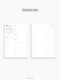 W108_GX_WO2P_2025 | 2025 Weekly Planner, Blank