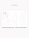 W108_GX_WO2P_2025 | 2025 Weekly Planner, Blank