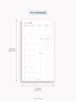 W129 | Weekly Planner, WO2P