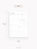 W129 | Weekly Planner, WO2P