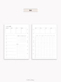 W129 | Weekly Planner, WO2P