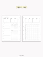 W129 | Weekly Planner, WO2P