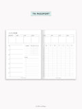 W129 | Weekly Planner, WO2P