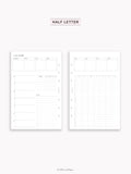 W129 | Weekly Planner, WO2P