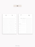 W130 | Weekly Planner, WO4P