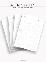 W130 | Weekly Planner, WO4P