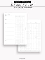 W131 | Weekly Planner (WO2P)