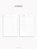 W132 | Weekly Planner (WO4P)