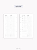 W132 | Weekly Planner (WO4P)