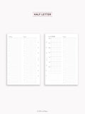 W132 | Weekly Planner (WO4P)