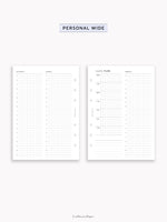 W132 | Weekly Planner (WO4P)